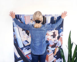 Top tips for hanging canvas art